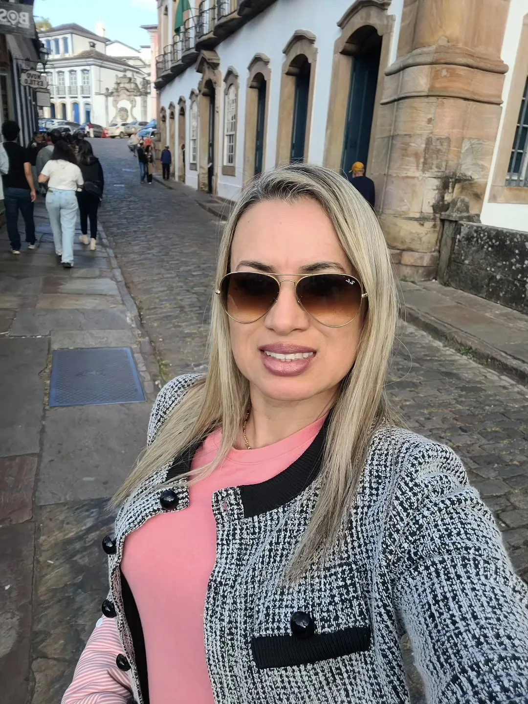 Cleidinete Borges em viagem a Ouro Preto
