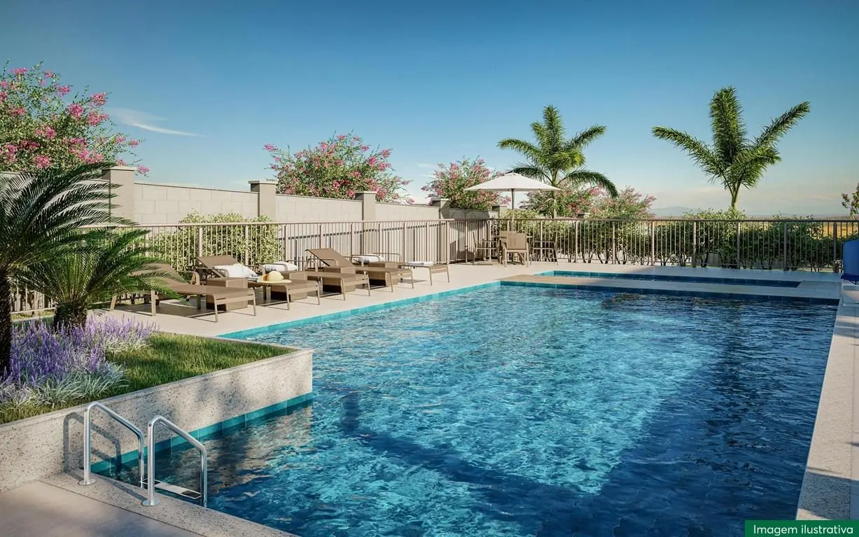 Caminhos do Lago: Piscina, imagem ilustrativa